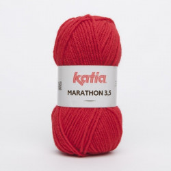 Lanas Katia Marathon 3,5 Rojo 4