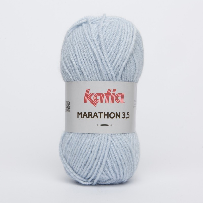 Lanas Katia Marathon 3,5 Azul celeste 34 Lanas Katia Marathon 3,5 Azul celeste 34