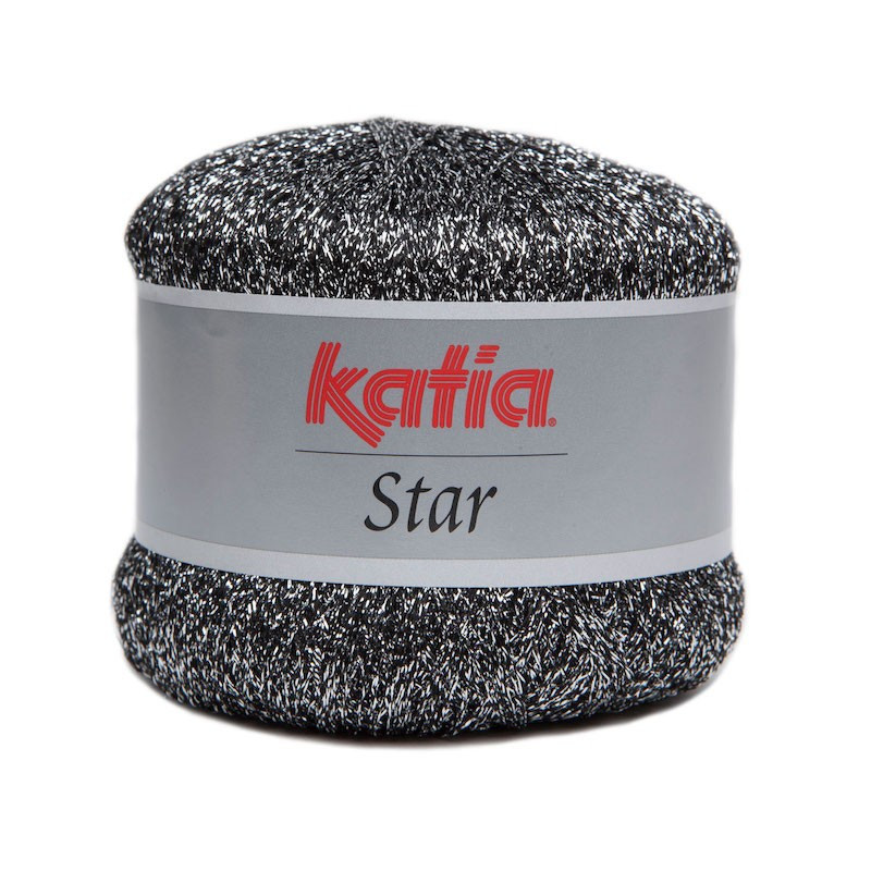 Katia Star Plata Negro-Oro 503 Katia Star Plata Negro-Oro 503