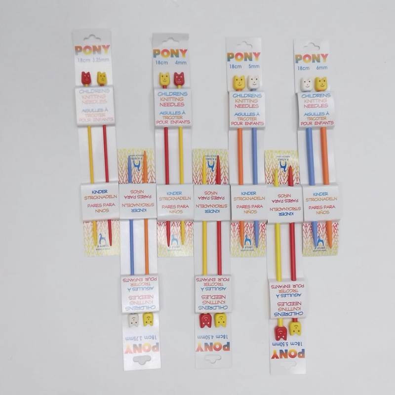 Agujas de tejer infantil Agujas de tejer infantil